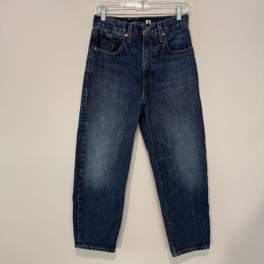 Levi's Made and Crafted Blue Tab Barrel Jeans Size 24 - Picture 3 of 10